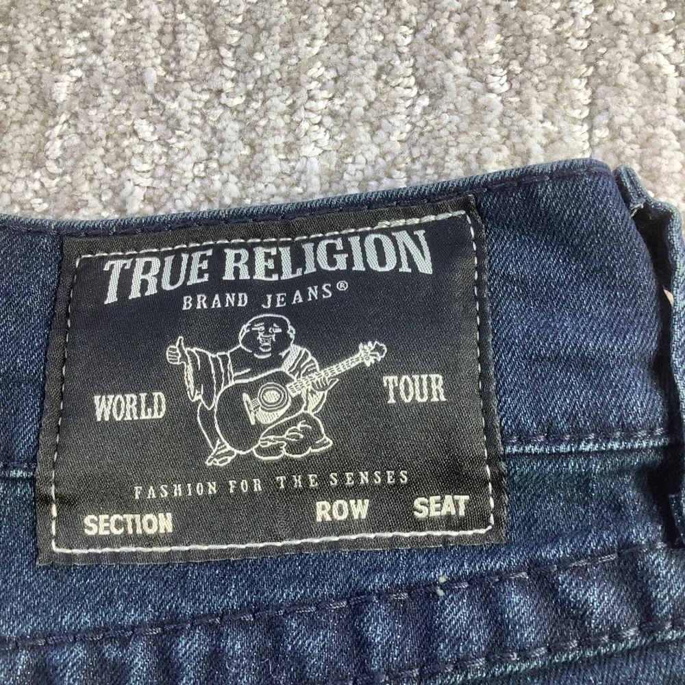 True Religion Geno Flap Big T Relaxed‎ Slim Jeans Mens 30 x 32 (Actual 30 x 31)